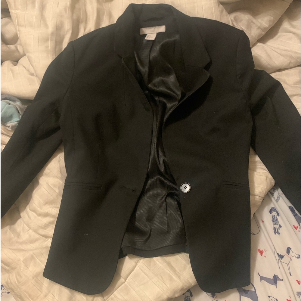 Black H&M Professional Blazer Size US 2